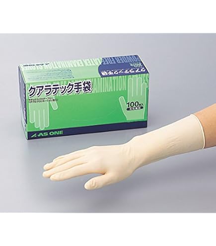 Amazon.co.jp: エブノ ラテックス手袋 パウダーフリー Sサイズ 100枚